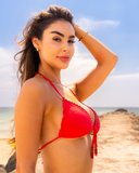 Scarlet Red Marbella Two Piece