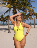 Luxe Cutout One-Piece Yellow Sunshine